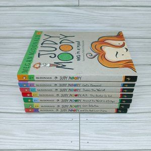 Judy Moody Books by Megan McDonald Ages 6-9 Lot of 7 ( 1, 2, 3 5,7, 9,11)